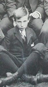 Photograph of William Fryer Harvey at school.