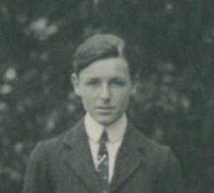 Joe Thorp in his leavers photograph from 1912