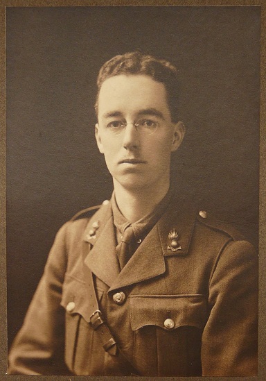 Photograph of Kenneth Mallorie Priestman in uniform.