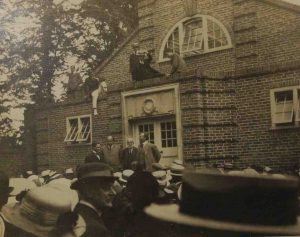 Photograph of Opening of Swimming Baths, 1914.