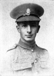Photograph of Joseph Herbert Garbutt in uniform.